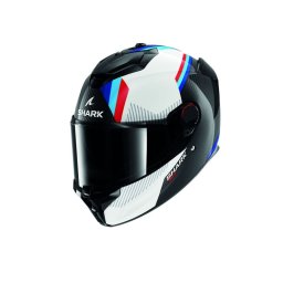 Casca SHARK SPARTAN GT PRO DOKHTA CARBON - Integrală, negru/albastru/lucios, Ochelari soare incluși