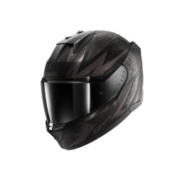 Casca SHARK D-SKWAL 3 BLAST-R - Integrală, mat negru/gri, Ochelari soare incluși