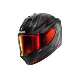 Casca SHARK D-SKWAL 3 BLAST-R - Integrală, mat negru/gri/rosu, Pinlock și ochelari soare incluși