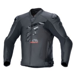 Geaca moto piele Alpinestars GP PLUS R V4 AIRFLOW - barbati, vara, sport, negru