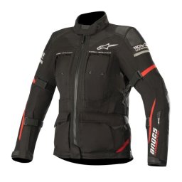 Geaca moto Alpinestars STELLA ANDES PRO DRYSTAR TECH-AIR - dama, iarna/all season, impermeabila, street/adventure, negru/rosu