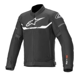 Geaca moto Alpinestars T-SPS AIR - barbati, vara, street, alb/negru