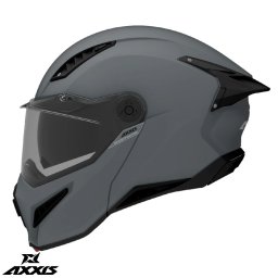 Casca Axxis GhostFighter SV - Flip-up, titanium mat, Ochelari soare incluși, ECE 22.06
