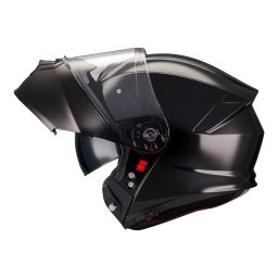 Casca MT Helmets Genesis SV Pure - Flip-up, negru lucios, Ochelari soare incluși, ECE 22.06