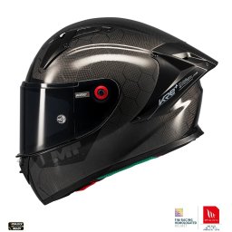 Casca MT Helmets KRE+ S Pure Carbon - Integrală, negru lucios, ECE 22.06