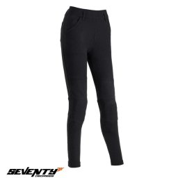 Pantaloni moto Seventy Degrees SD-PL1 Iris - dama, street, negru