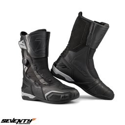Ghete moto Seventy Degrees SD-BT9 Gavia -, impermeabile, touring, negru