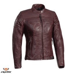 Geaca Ixon Spark LS dama all season piele burgundy