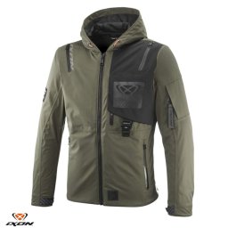 Geaca moto Ixon M-Quarter MS - barbati, all season, impermeabila, urban/touring/adventure, khaki/negru