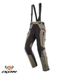 Pantaloni moto Ixon Odin - barbati, impermeabili, touring/adventure, khaki/negru