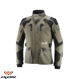 Geaca moto Ixon Odin - barbati, all season, impermeabila, touring/adventure, khaki/negru