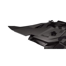 Cozoroc casca off road MT Falcon Karson F0 negru/gri mat