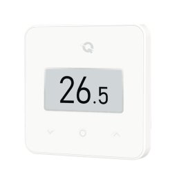 Termostat suplimentar wireless Quicksmart Q30 pentru control încălzire în pardoseală, Alb