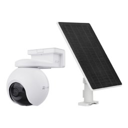 Camera supraveghere IP PT EZVIZ 4K, IR 15m, Color Night Vision 24/7, WiFi 6 si 4G, audio bidirectional, baterie 10400mAh, panou solar 8W - CS-EB8 SP(4K W4GA)