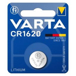 Baterie litiu Varta CR1620 3V 70mAh, blister 1 buc