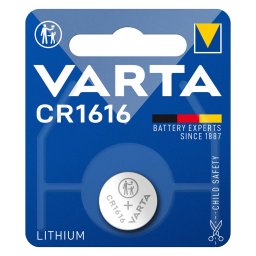 Baterie litiu Varta CR1616 3V 55mAh, blister 1 buc