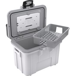 Peli 8QT Personal Cooler - geanta 8 litri, alb/gri