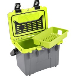 Peli 14QT Personal Cooler - geanta 14 litri, gri/verde deschis
