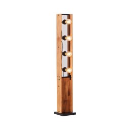 Brilliant - Lampadar CALANDRA din lemn de pin, 4xE27/42W/230V