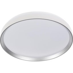 Kanlux 46282 - Lampă LED dimabilă LIXAN 65W/230V 3000-6500K Ø 48,6 cm alb/argintiu + telecomandă