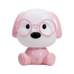 ONLI - Lampă de veghe pentru copii PUPPIES, dimerizabilă, LED/3W/230V, 20 cm, câine/roz