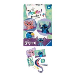 Ravensburger - Be Creative Set mini de creatie din hartie Disney Stitch folosind tehnica Quilling