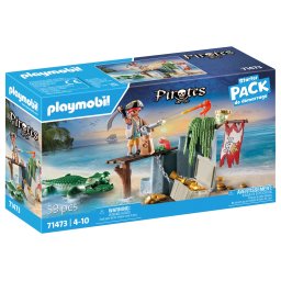 Playmobil-PIRAT CU ALIGATOR