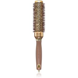 Olivia Garden Expert Blowout Speed Gold&Brown perie rotundă pentru păr 35mm 1 buc