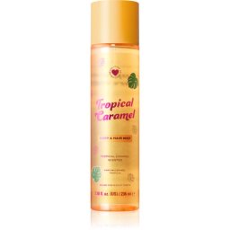 I Heart Revolution Tropical Caramel Body an Hair Mist spray parfumat pentru corp și păr pentru femei 236 ml