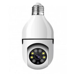 Camera de supraveghere tip Bec cu soclu E27 vedere pe noapte senzori de miscare alarma 1080P