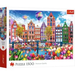 Trefl: Puzzle color Amsterdam - 1500 piese