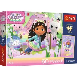 Trefl: Premium Plus Kids Gabi și aventurile pisicilor puzzle - 100 de piese