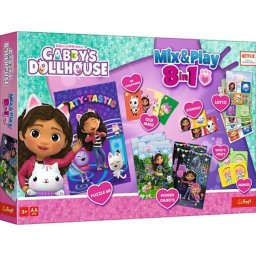Trefl: Casa de păpuși Gabi Mix & Play joc de societate - 8 în 1