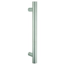 Pereche manere inox pentru usa batanta THIRARD, interax 400 mm, finisaj lucios