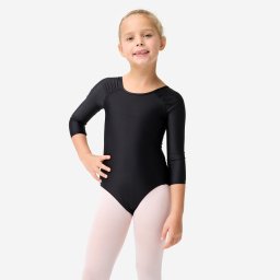 Body cu mâneci lungi Balet Negru Fete