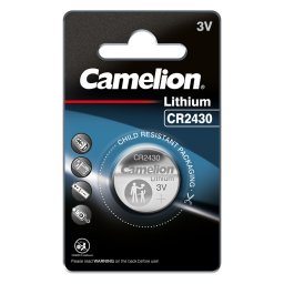 Baterie litiu CR2430 3V 270mAh Camelion, blister 1 buc