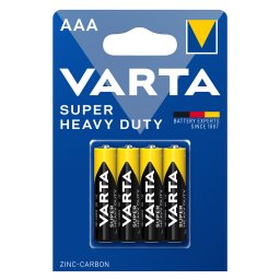 Baterii AAA LR3 1.5V Varta Super Heavy Duty Blister 4