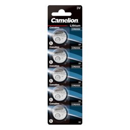 Baterii litiu CR2032 3V 220mAh, blister 5 bucăți, Camelion
