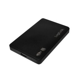 RACK extern LOGILINK, pt HDD/SSD, 2.5 inch, S-ATA, interfata PC USB 3.0, plastic, negru, UA0256 (timbru verde 0.8 lei)