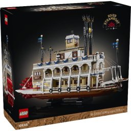 LEGO® Ideas 21356 - Barca cu aburi