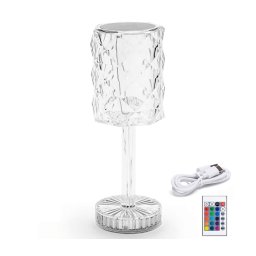 Lampă LED RGB reîncărcabilă dimabilă de masă Aigostar LED/1W/5V 1800mAh 26 cm + telecomandă