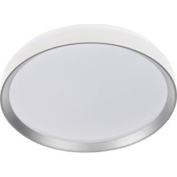 Kanlux 46280-LED LIXAN corp de iluminat dimabil 47W/230V 3000-6500K Ø 38,6 cm alb/argintiu + telecomandă