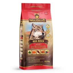 WOLFSBLUT Red Rock Adult hrana uscata pentru caini alergici cu carne de cangur si dovleac 12,5 kg