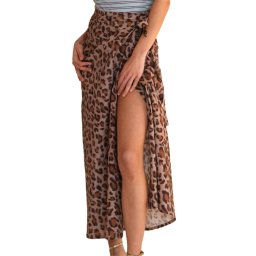 MADAME SHOU SHOU Fusta Pikante leopard