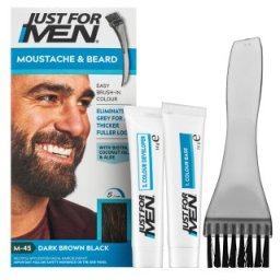 Just For Men Moustache & Beard Color culoarea barbii M45 Dark Brown Black