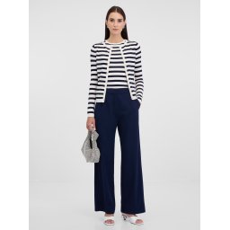 Pantaloni de damă albastru închis ORSAY