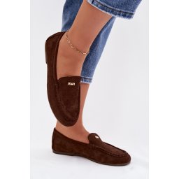 Mocasini de damă cu mici detalii aurii