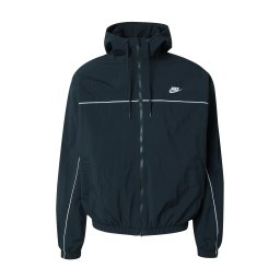 Nike Sportswear Geacă de primăvară-toamnă 'CLUB ATHLETE' negru / alb