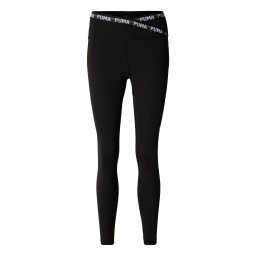 PUMA Pantaloni sport 'Strong' negru / alb