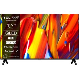 Televizor TCL QLED 32V5C 80cm 32inch Android TV Full HD Black